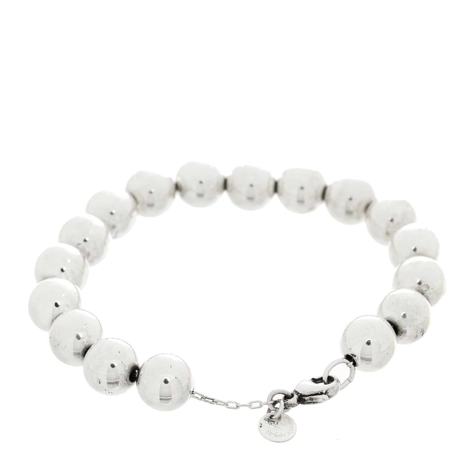 Tiffany Sterling Silver 10mm HardWear Ball Bracelet 2 of 4