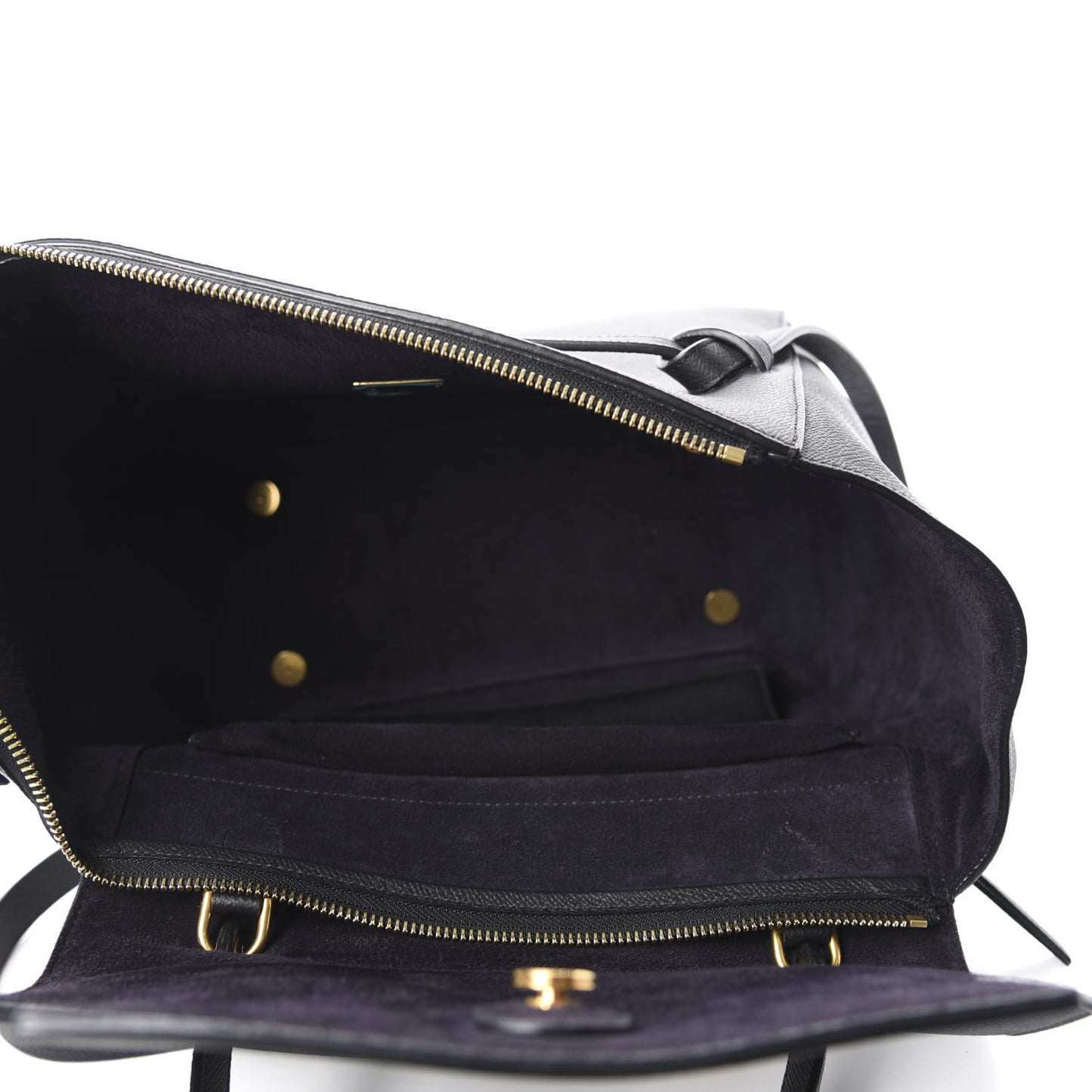 Grained Calfskin Mini Belt Bag Black