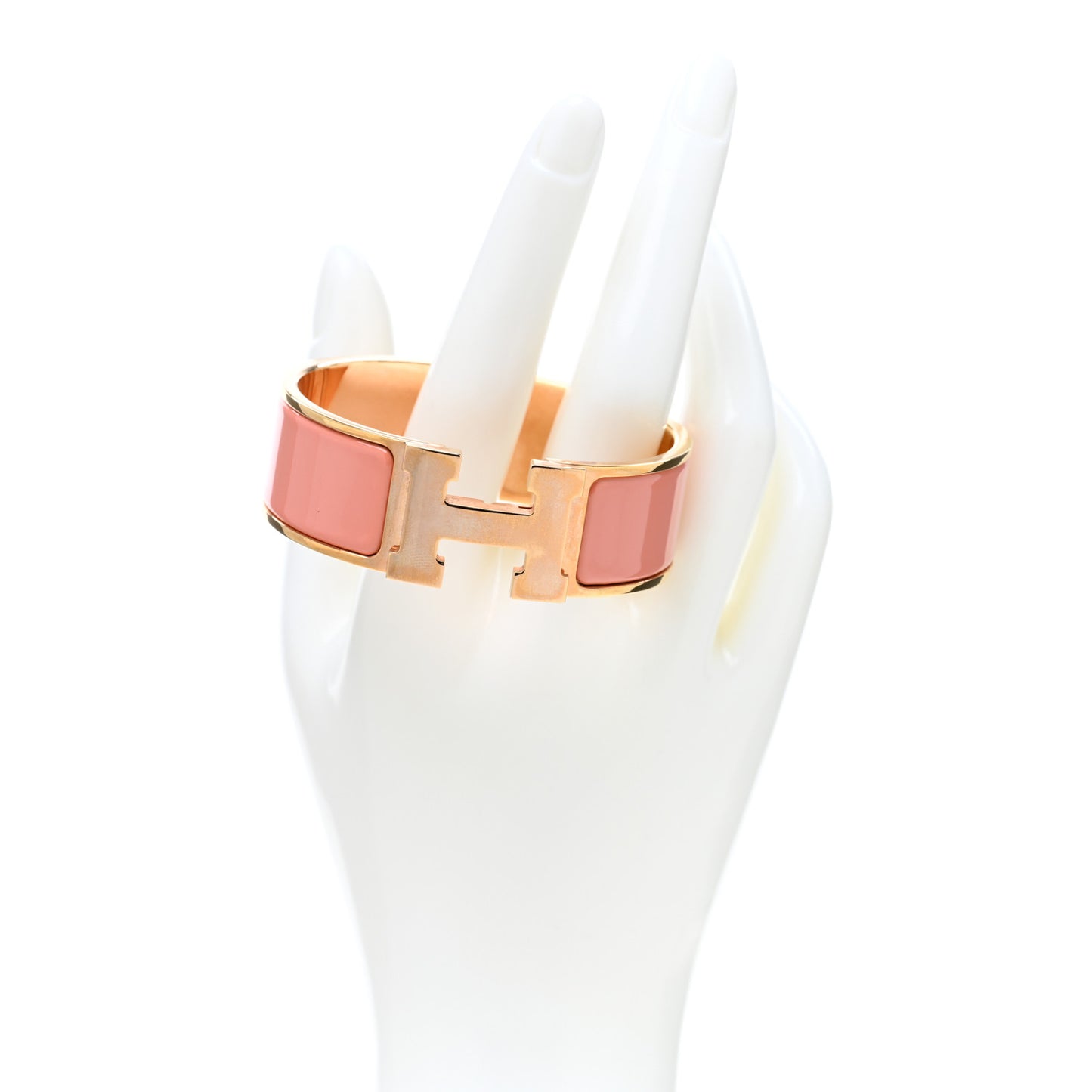 Enamel Wide Clic Clac H Bracelet PM Mango