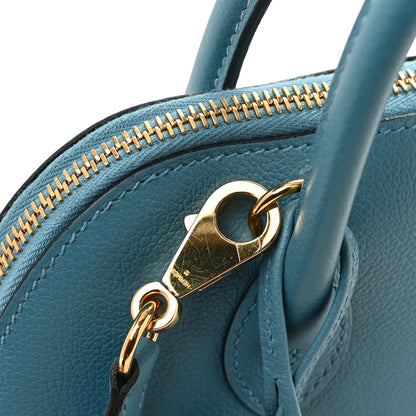 Hermes Evercolor 1923 Bolide 25 New Bleu Jean 11 of 11