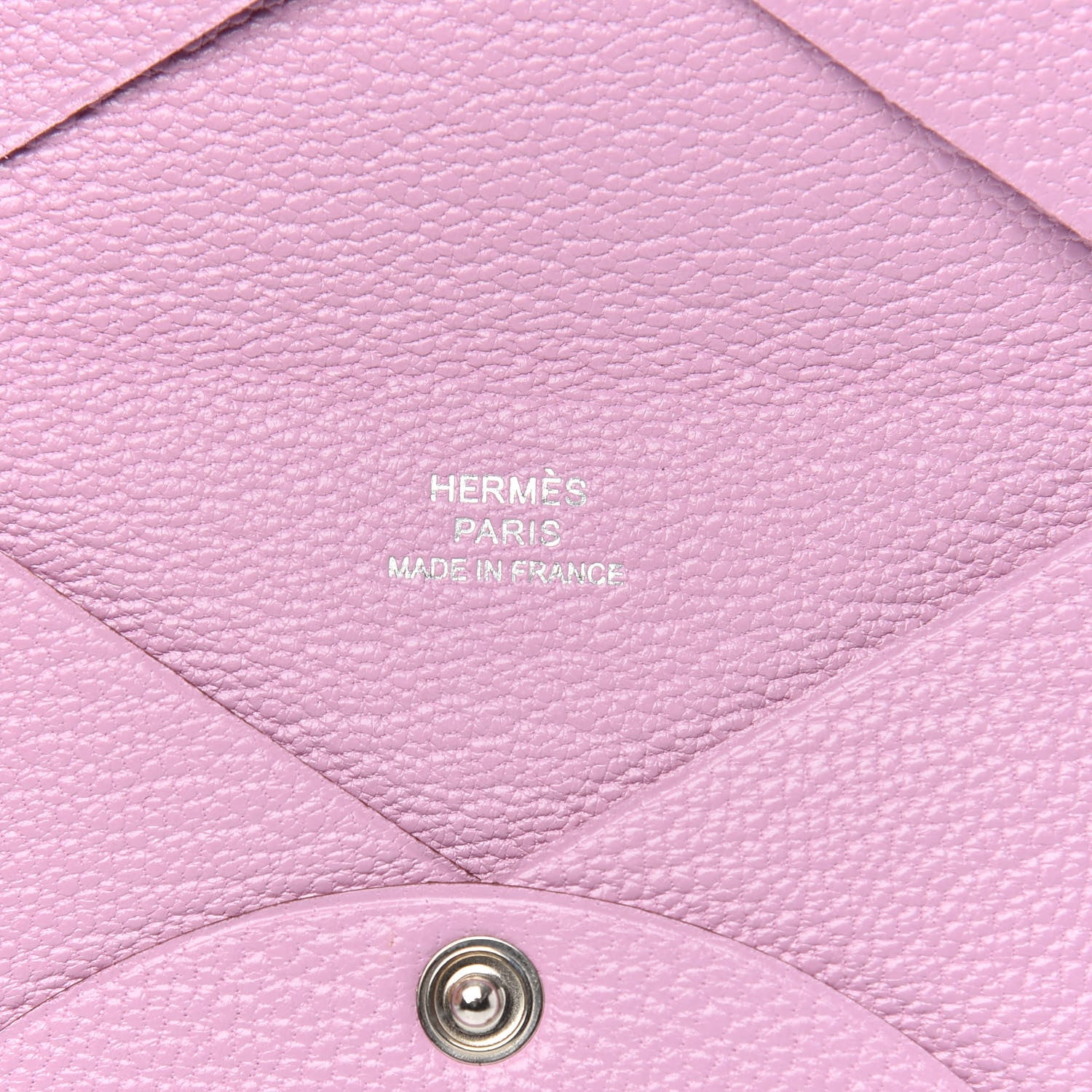 Hermes Chevre Mysore Calvi Card Case Mauve Sylvestre 6 of 7