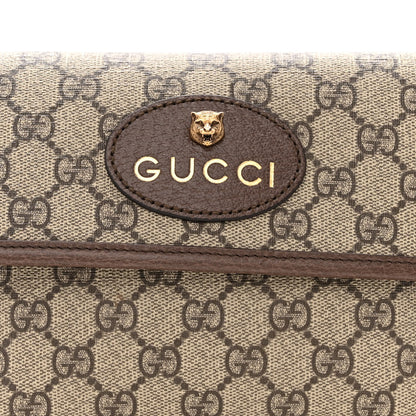 Gucci GG Supreme Monogram Neo Vintage Web Belt Bag Brown 9 of 11