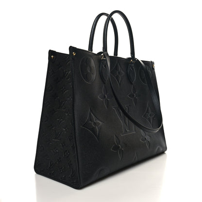 Louis Vuitton Empreinte Monogram Giant Onthego GM Black 3 of 12