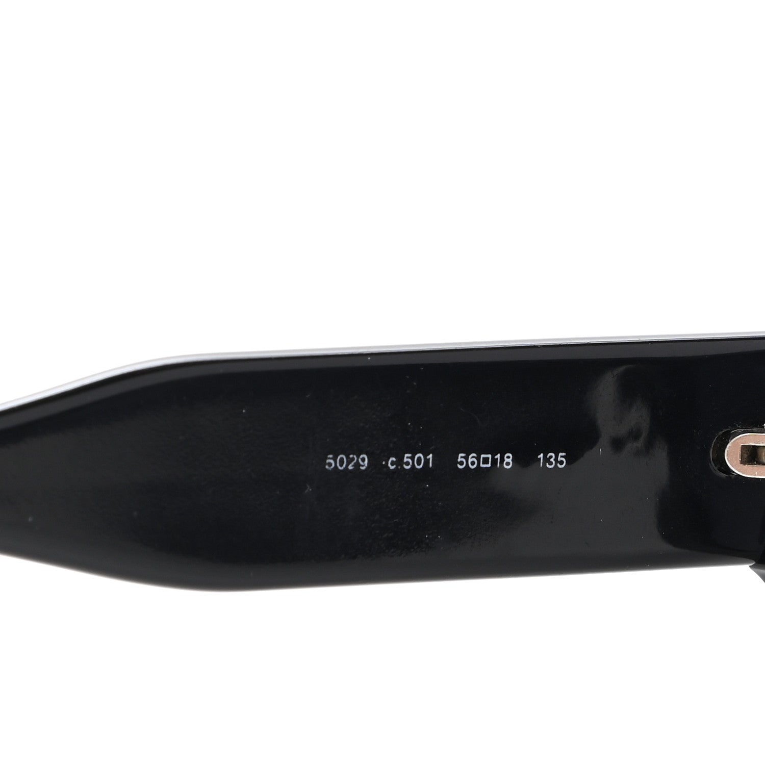 Chanel Chocolate Bar Quilted CC 5029 Sunglasses Black 6 of 8