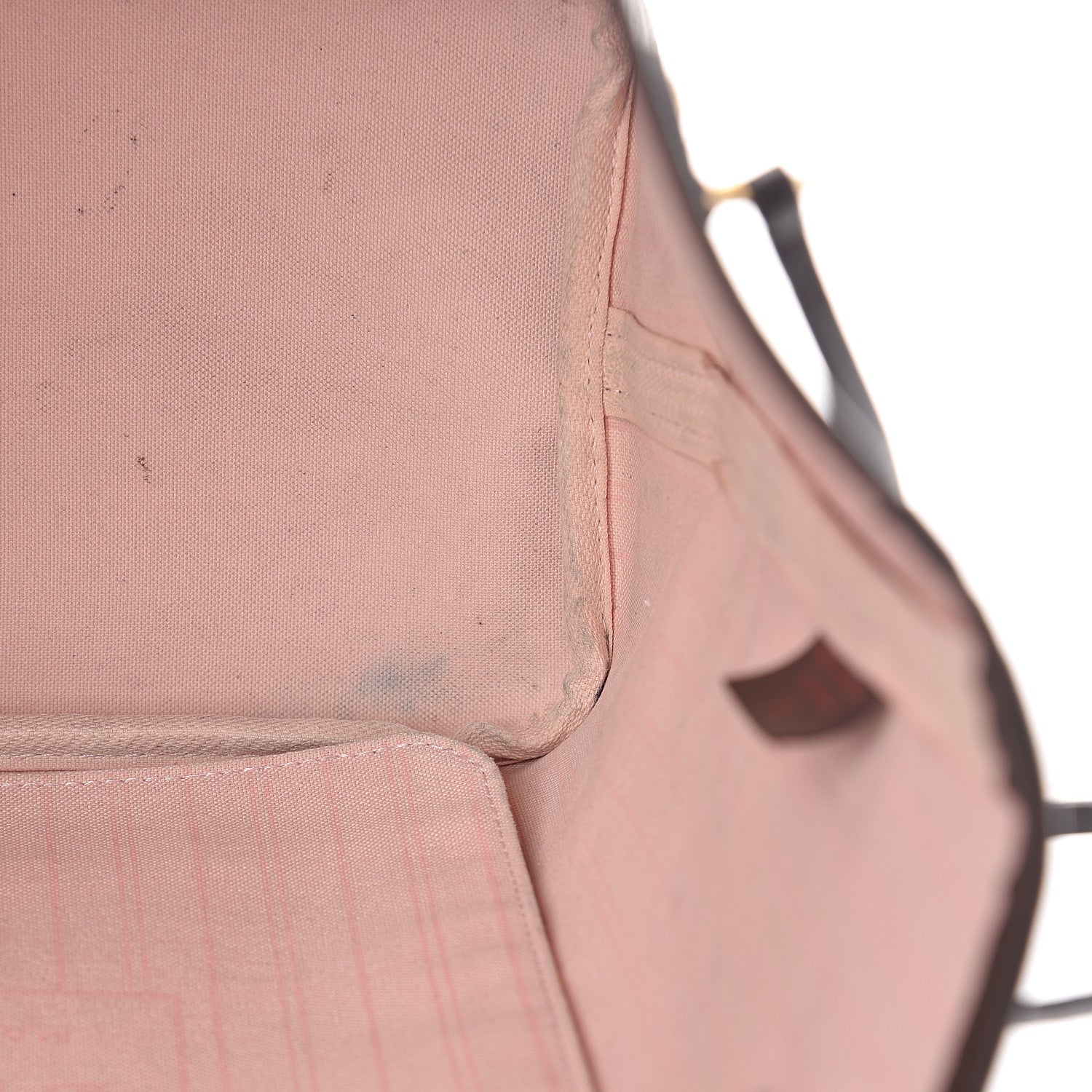 Louis Vuitton Damier Ebene Neo Neverfull MM Rose Ballerine 8 of 13