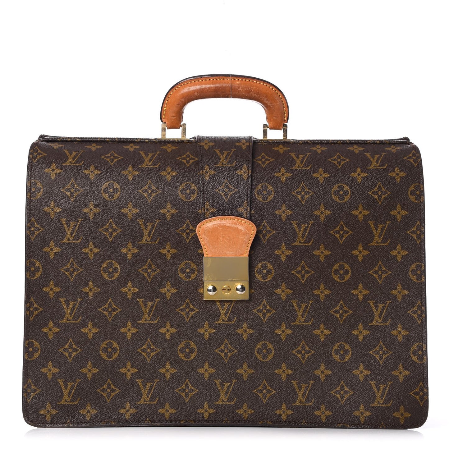 Monogram Serviette Fermoir Briefcase