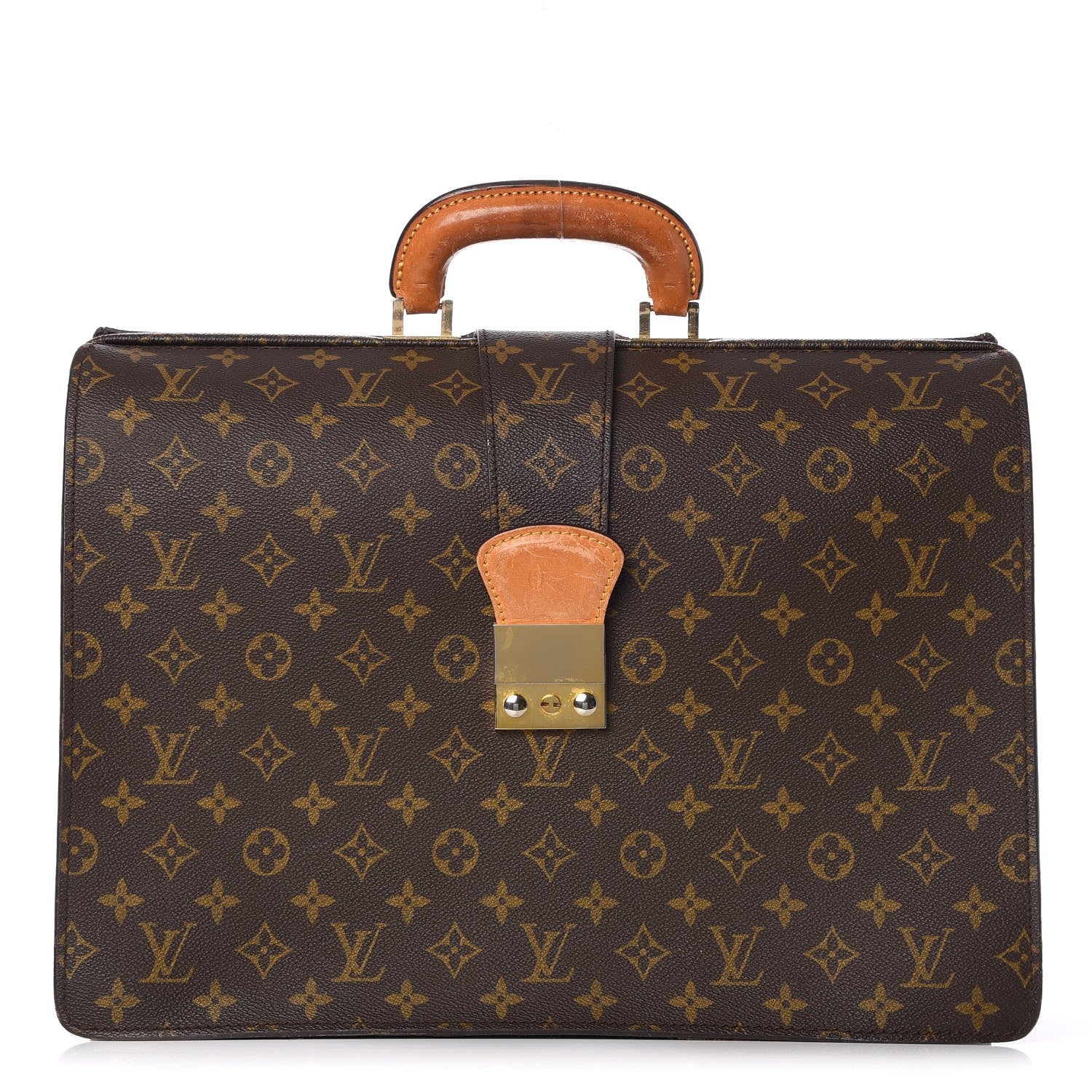Louis Vuitton Monogram Serviette Fermoir Briefcase 1 of 22
