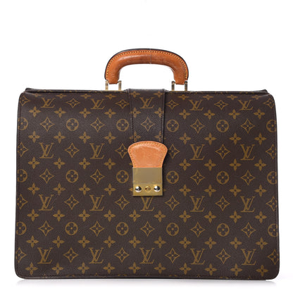 Louis Vuitton Monogram Serviette Fermoir Briefcase 1 of 22