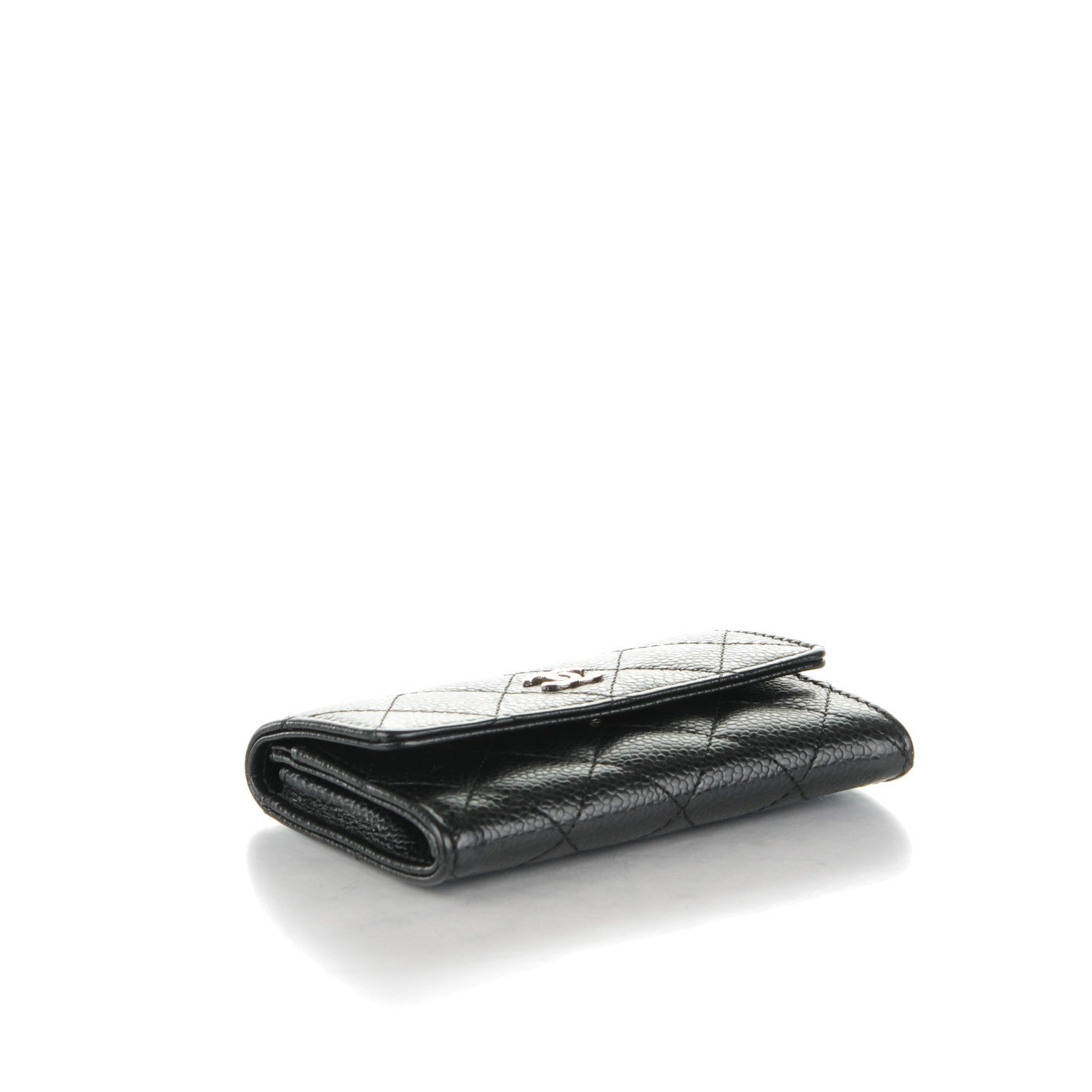 Chanel Caviar Quilted Flap Card Holder Black 4 of 8