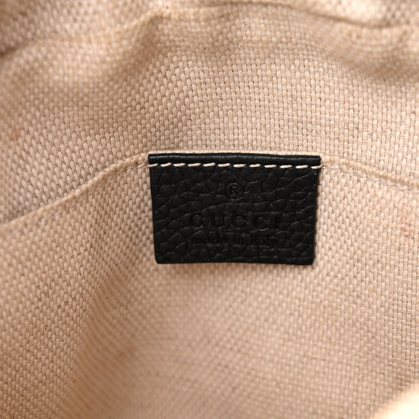 Pebbled Calfskin Small Soho Disco Bag Black