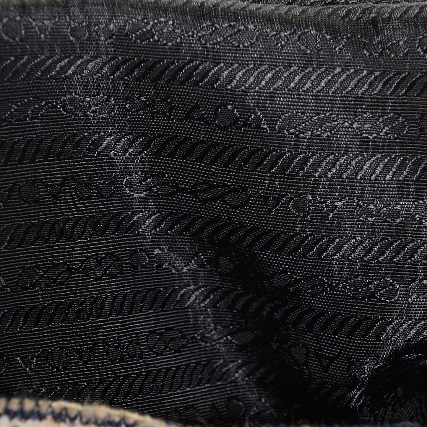 Tweed Vitello Flat Tote Bag