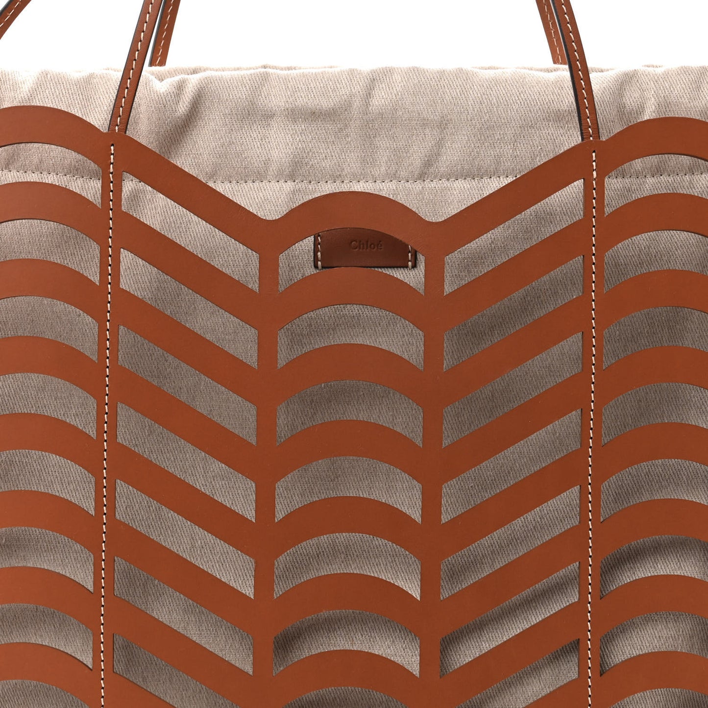 Calfskin Medium Kayan Basket Tote Bag Caramel