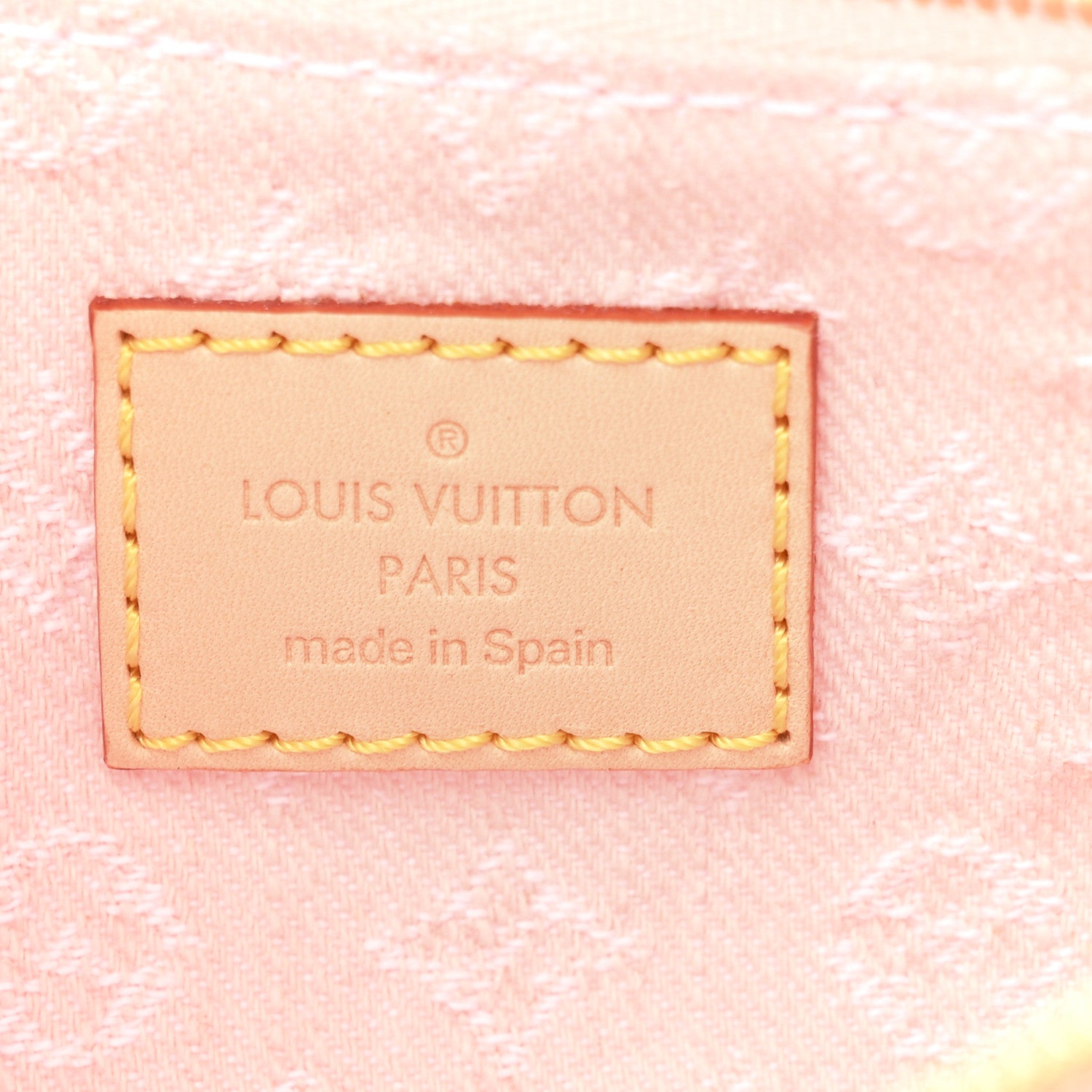 Louis Vuitton Monogram Denim Liv Pochette Washed Pink 8 of 12