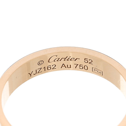 Cartier 18K Yellow Gold 3.5mm LOVE Wedding Band Ring 52 6 4 of 5