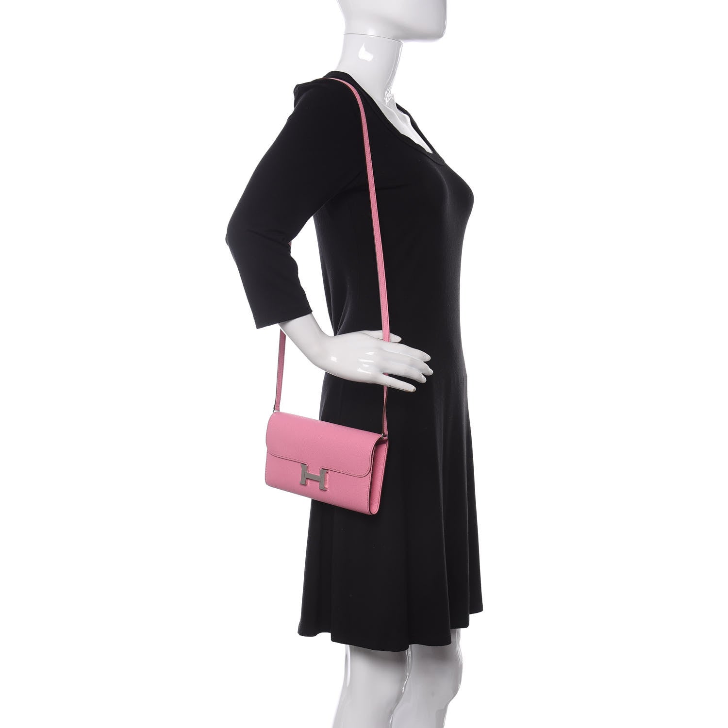 Hermes Epsom Constance Wallet To Go 5P Pink 2 of 11