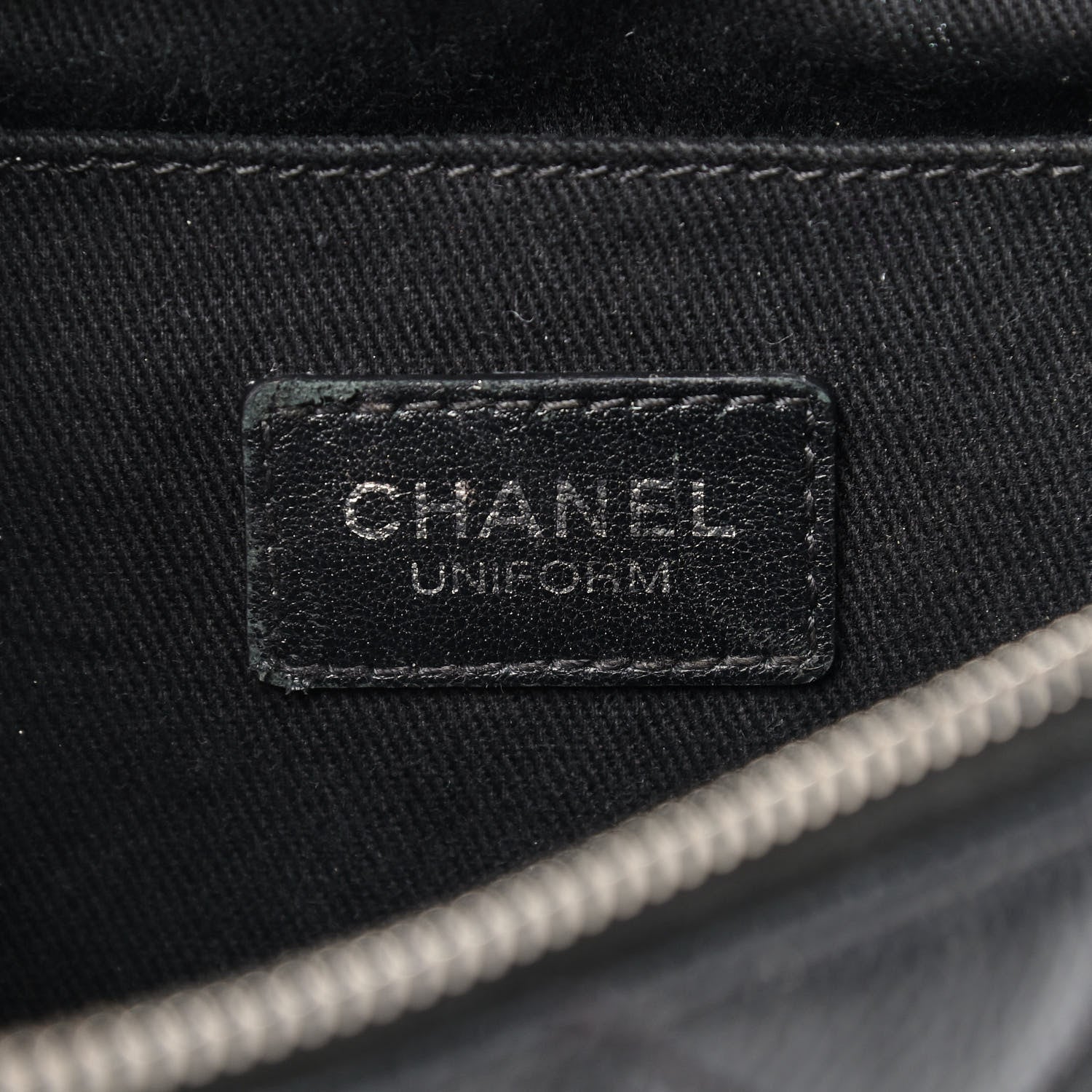 Chanel Grained Calfskin Quilted Waist Belt Bag Black 7 of 8