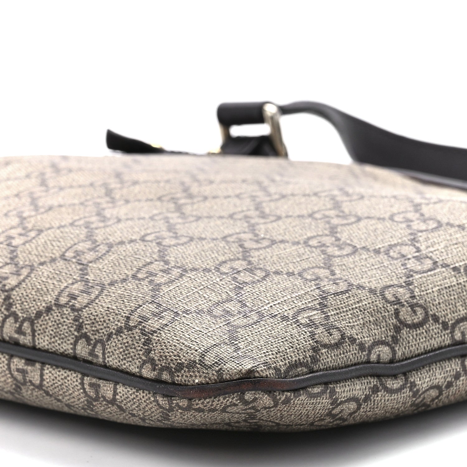 Gucci GG Plus Monogram Flat Messenger Beige Dark Brown 12 of 13