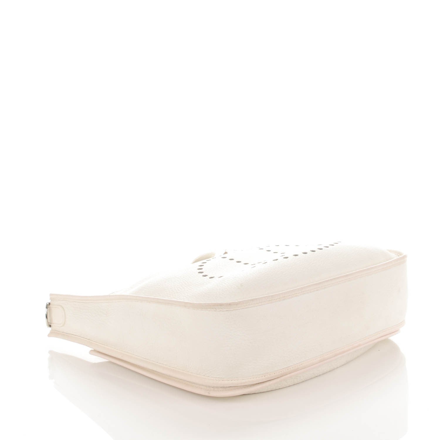 Hermes Taurillon Clemence Evelyne II GM White 5 of 20