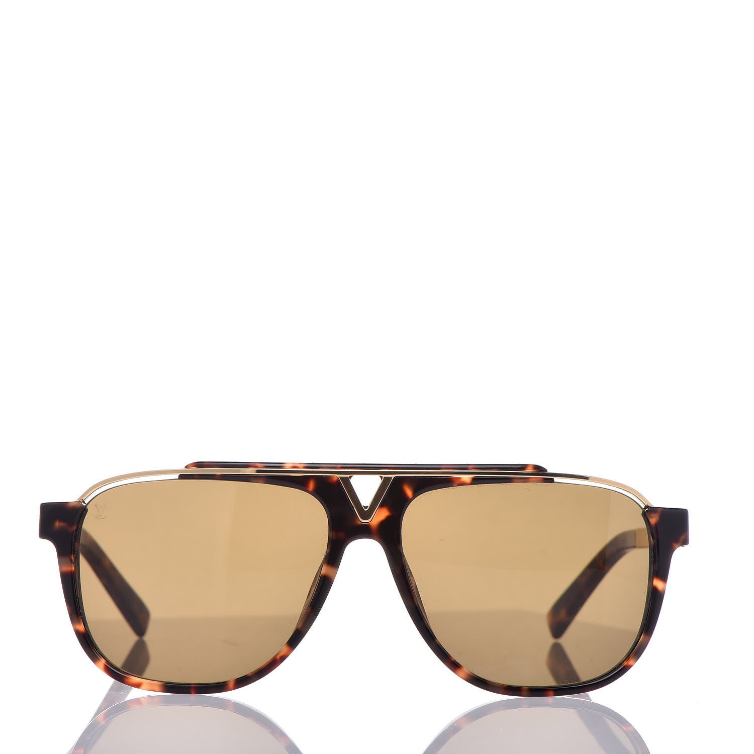 Louis Vuitton Acetate Mascot Sunglasses Z0938E Tortoise 2 of 8