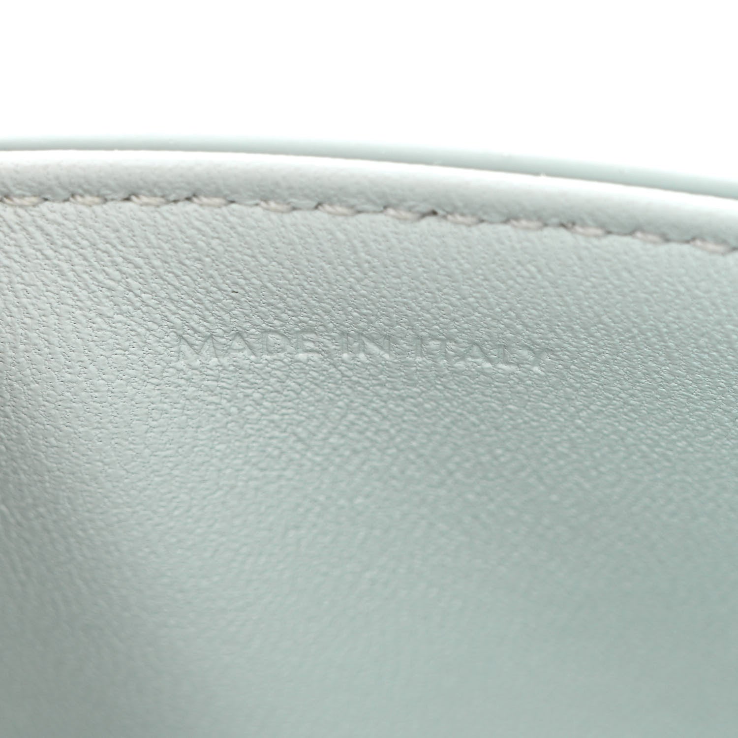 Celine Shiny Calfskin Triomphe Shoulder Bag Soft Blue 7 of 13