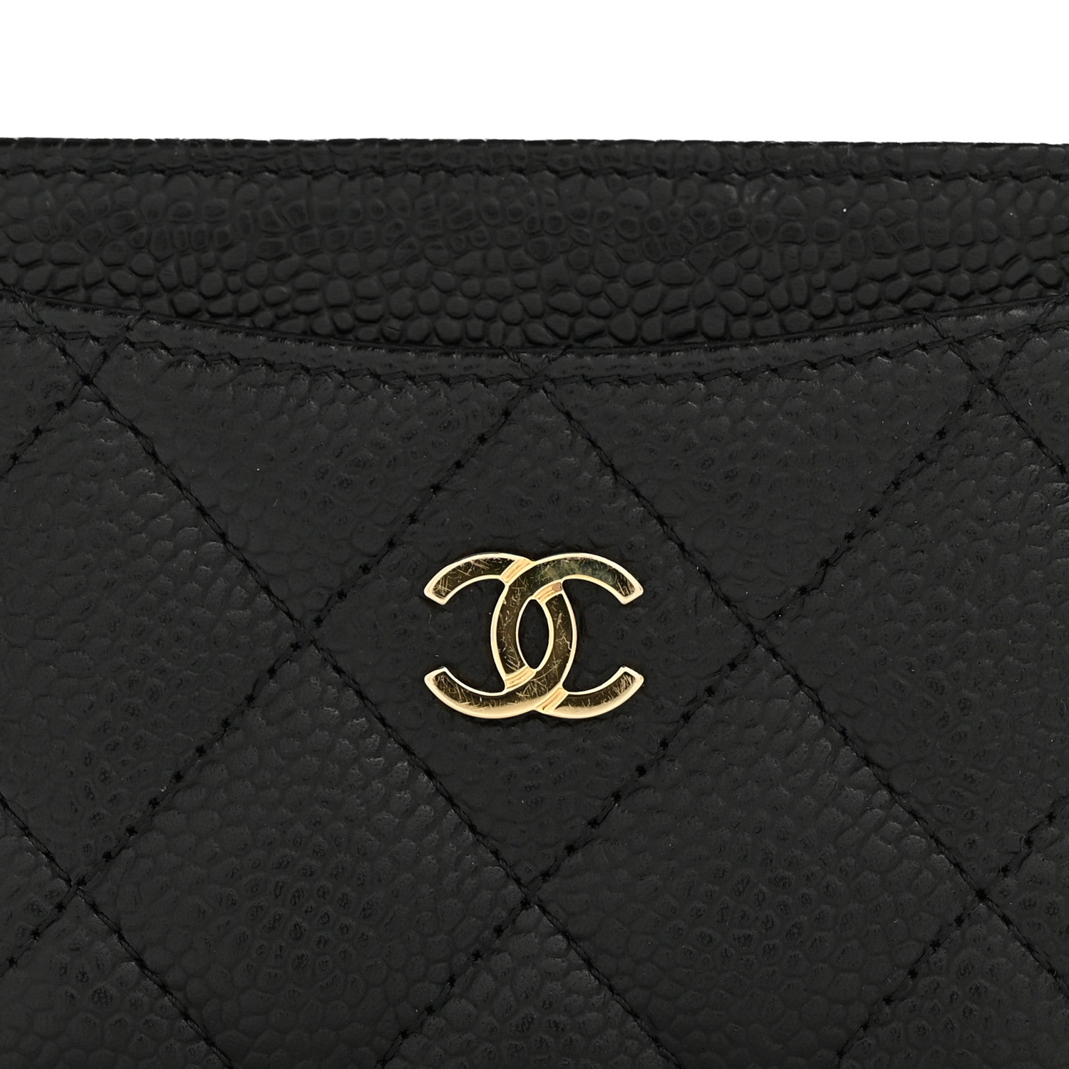 Chanel Caviar Quilted Card Holder Black 9 of 10