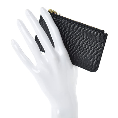 Louis Vuitton Epi Key Pouch Black 2 of 8