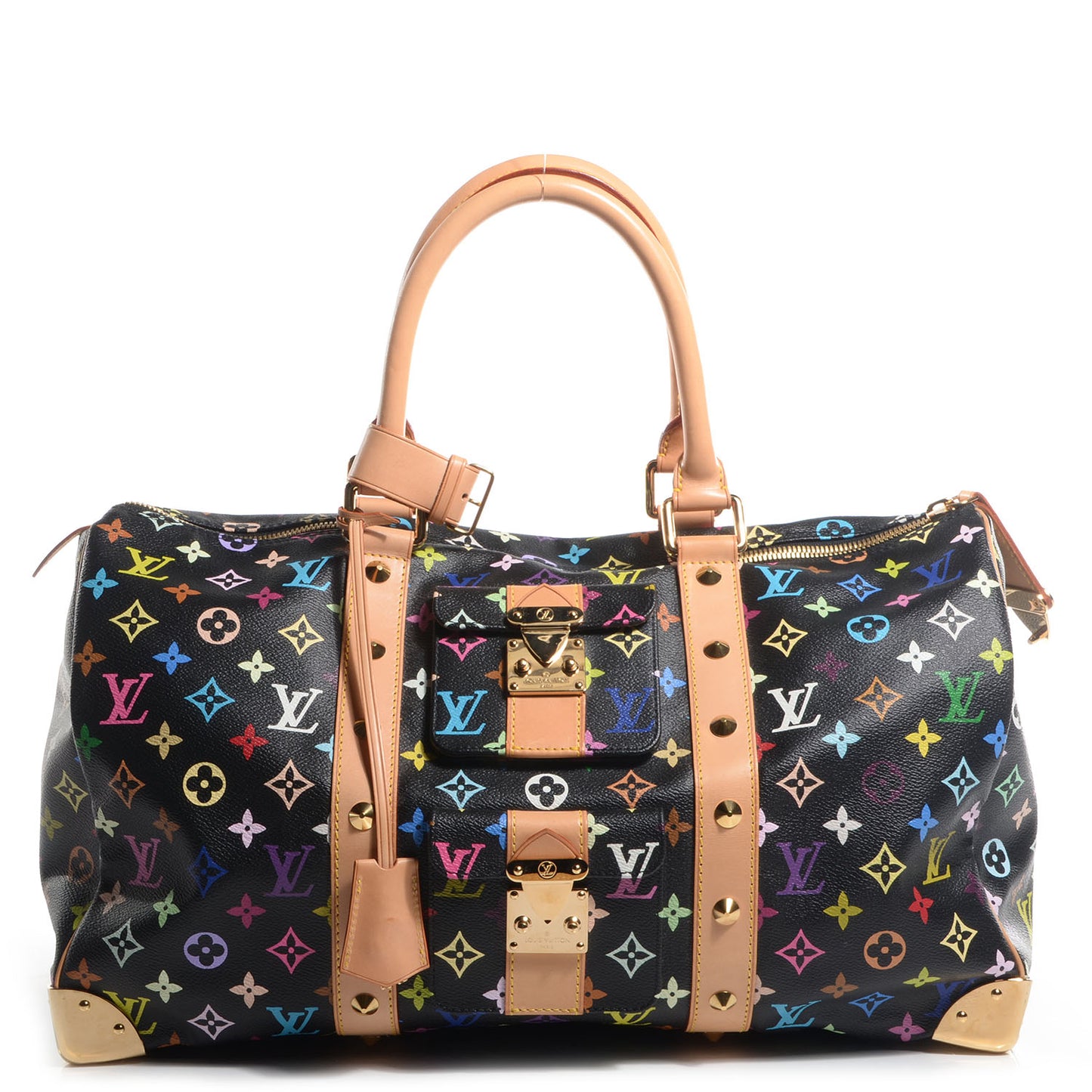 Monogram Multicolor Keepall 45 Black
