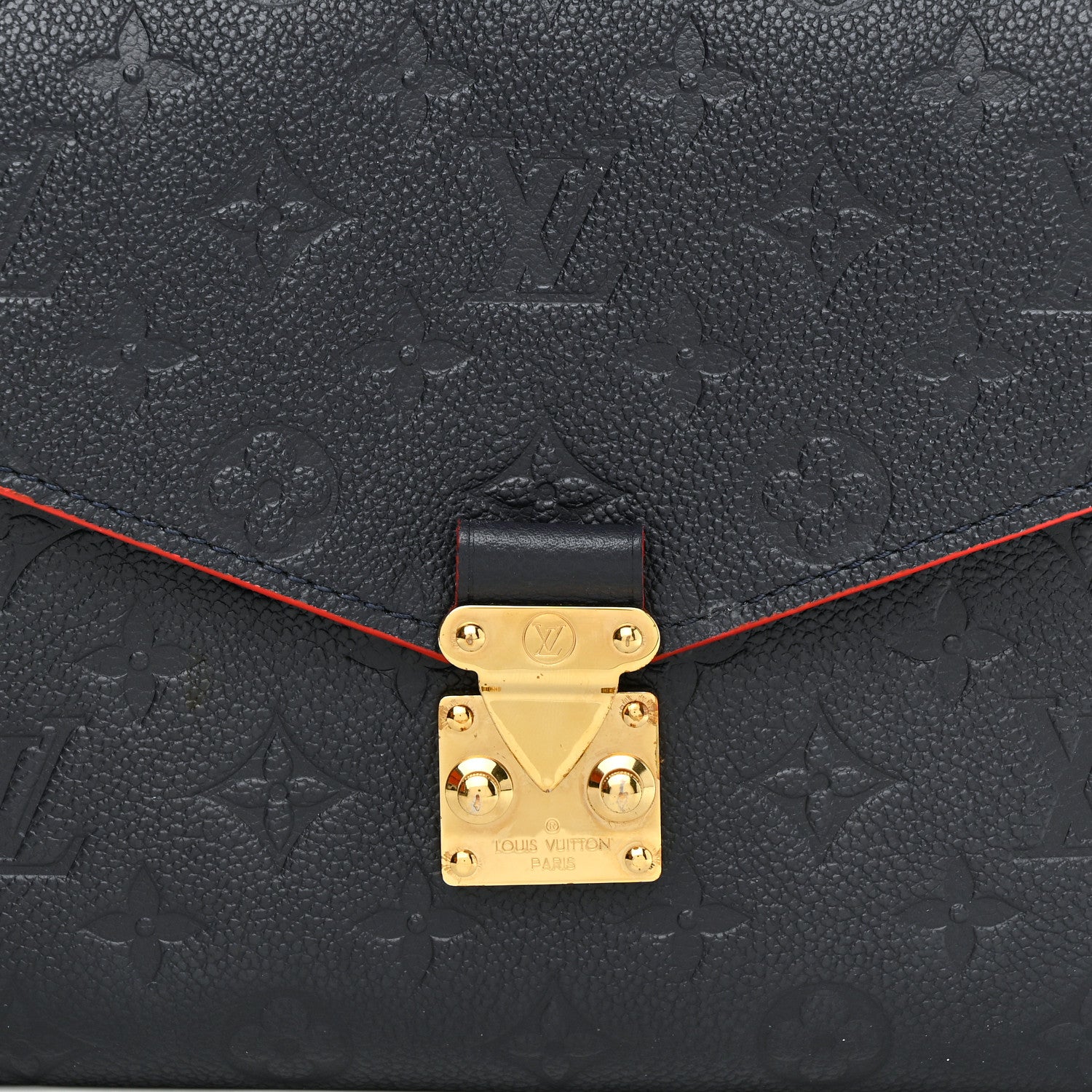 Louis Vuitton Empreinte Pochette Metis Marine Rouge 7 of 12