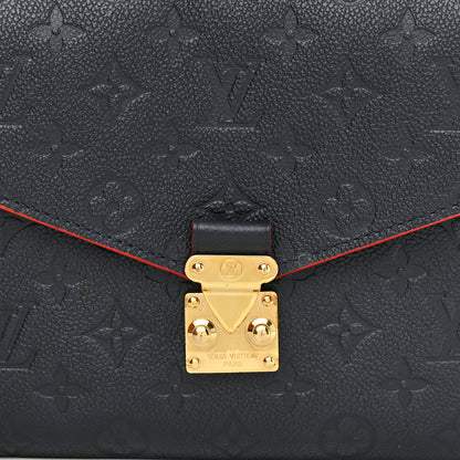 Louis Vuitton Empreinte Pochette Metis Marine Rouge 7 of 12
