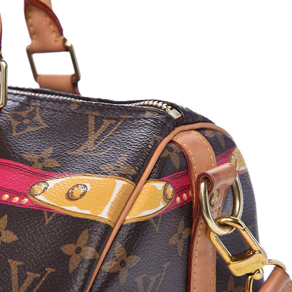 Louis Vuitton Monogram Summer Trunks Speedy Bandouliere 30 15 of 17