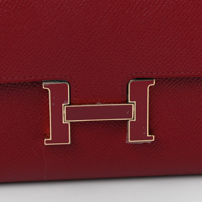 Hermes Epsom Constance Long Wallet Rouge Grenat 8 of 8