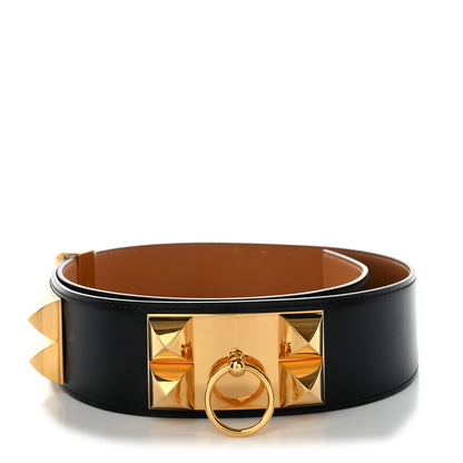 Hermes Box Collier De Chien CDC Belt 85 34 Black 1 of 7