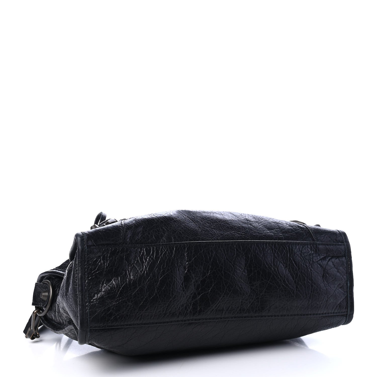 Balenciaga Agneau Classic Hardware S City Logo Strap Black 4 of 9