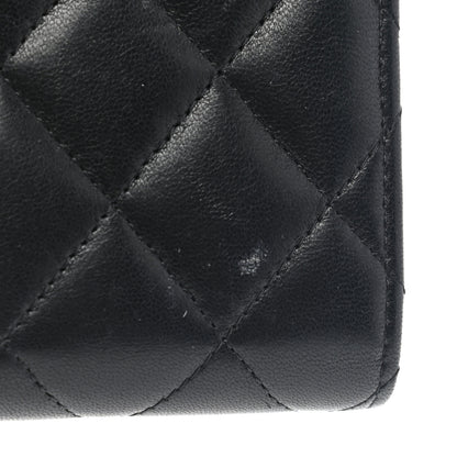 Chanel Lambskin Quilted Small Compact Wallet Black 11 of 12
