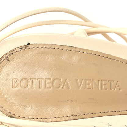 Bottega Veneta Mesh Nappa Crystal Embellished Sparkle Stretch Ankle Tie Sandals 36.5 Toile 6 of 10