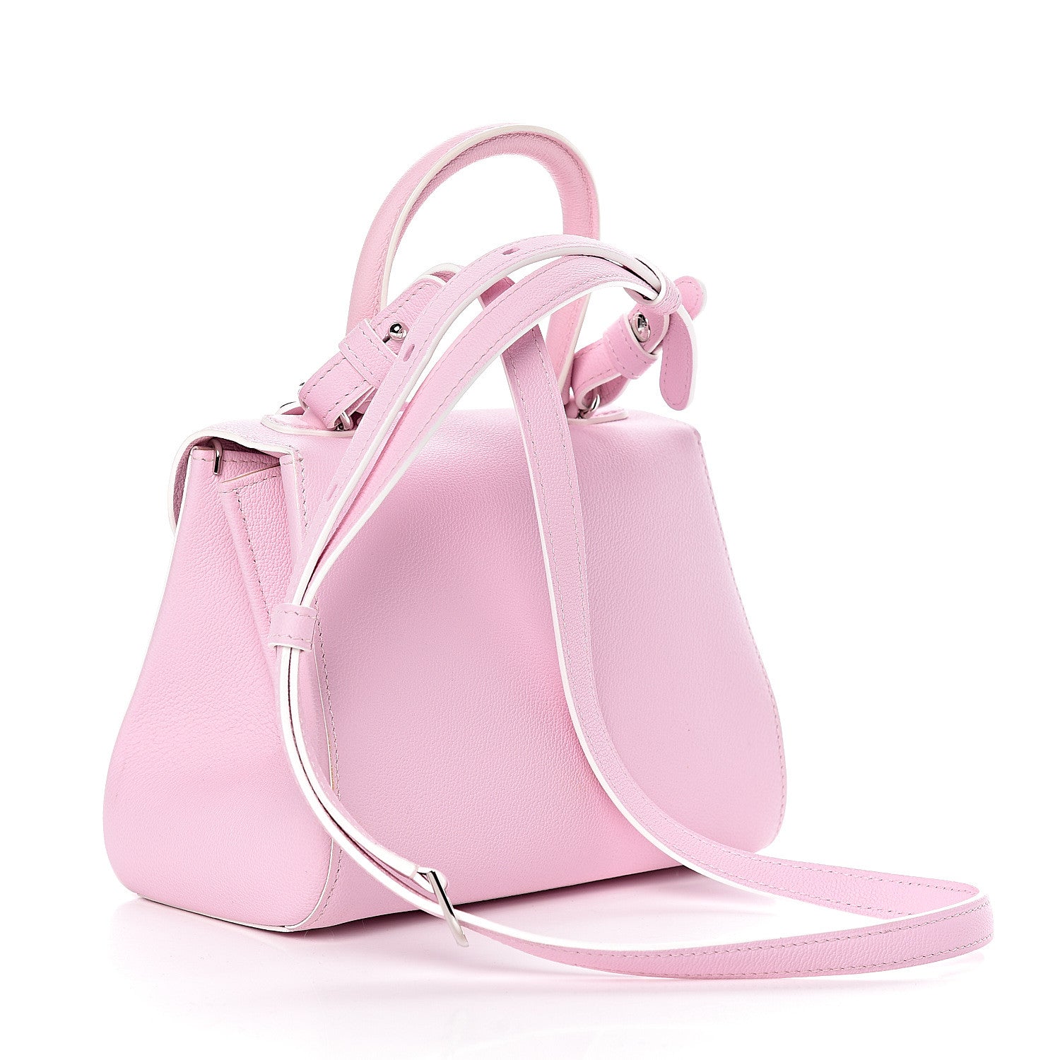Delvaux Grained Calfskin Mini Brillant Satchel Nakuru 3 of 10