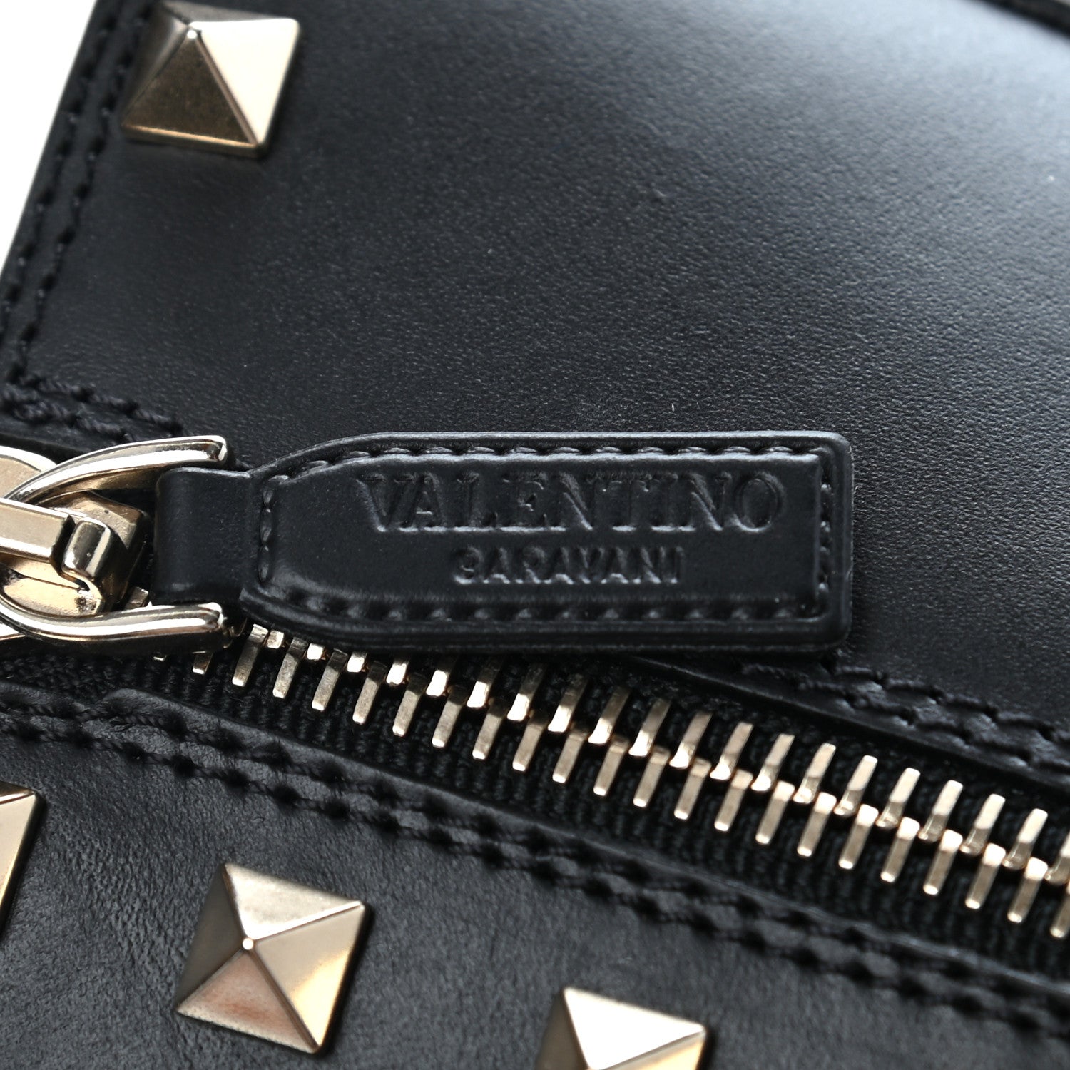 Valentino Garavani Calfskin Rockstud VLOGO Uniqueform Chelsea 55/85mm Flatform Ankle Boots 37.5 Black 9 of 9