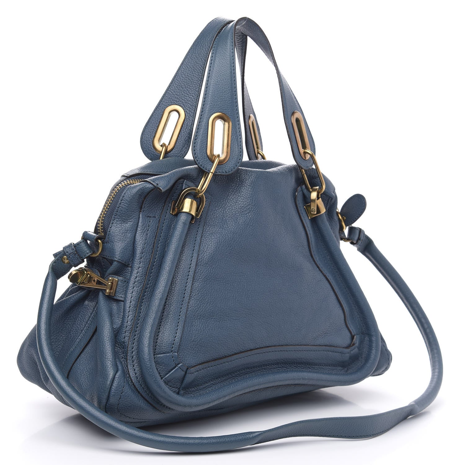 Chloe Calfskin Medium Paraty Scuba Blue 4 of 16