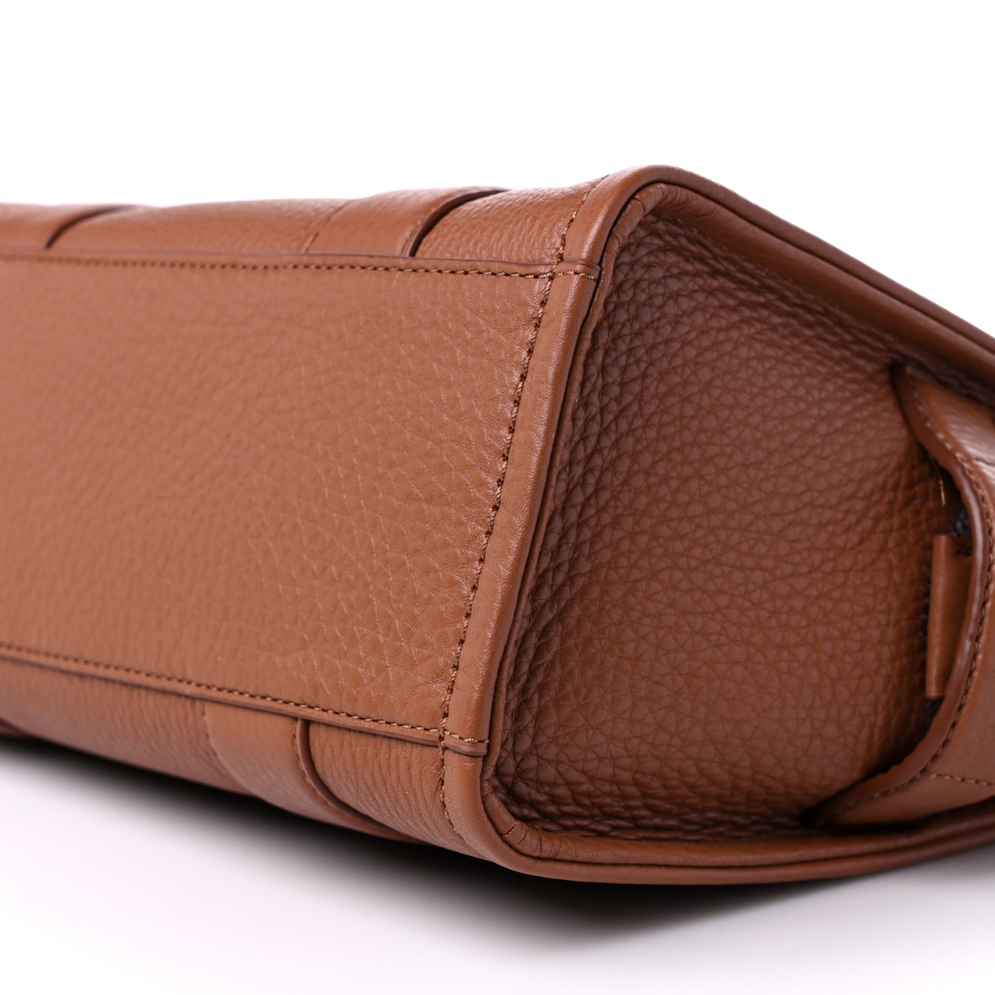 Grained Calfskin Small The Tote Bag Argan Oil