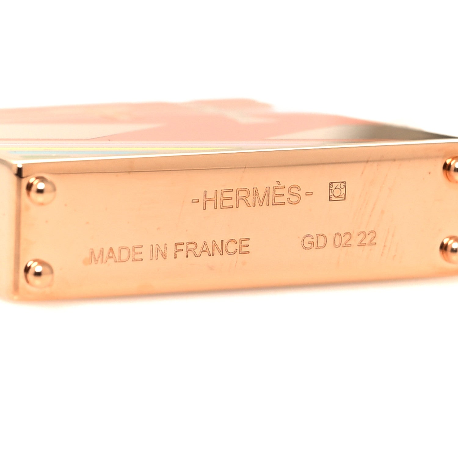 Hermes Metal Lacquer Laque H Vibration Kelly Curiosite Charm Acidule 3 of 3