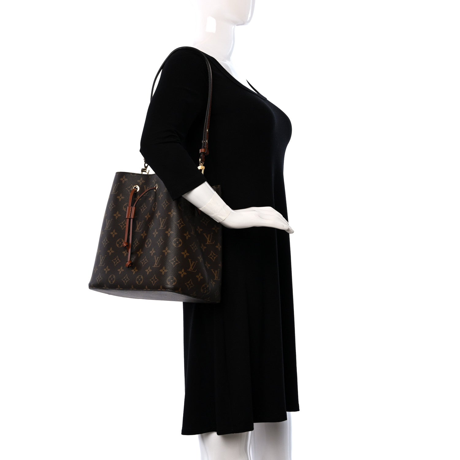 Louis Vuitton Monogram Neonoe MM Caramel 2 of 8