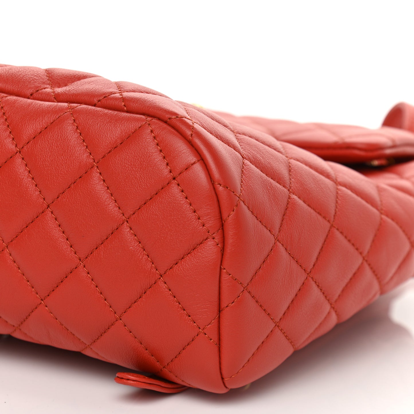 Lambskin Quilted Mini Urban Spirit Backpack Red