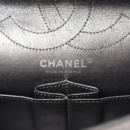 Chanel Metallic Aged Calfskin Quilted 2.55 Reissue 226 Flap Dark Silver 5 of 11