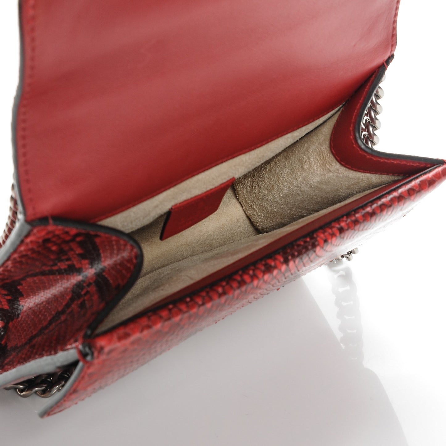 Python Mini Dionysus Shoulder Bag Red