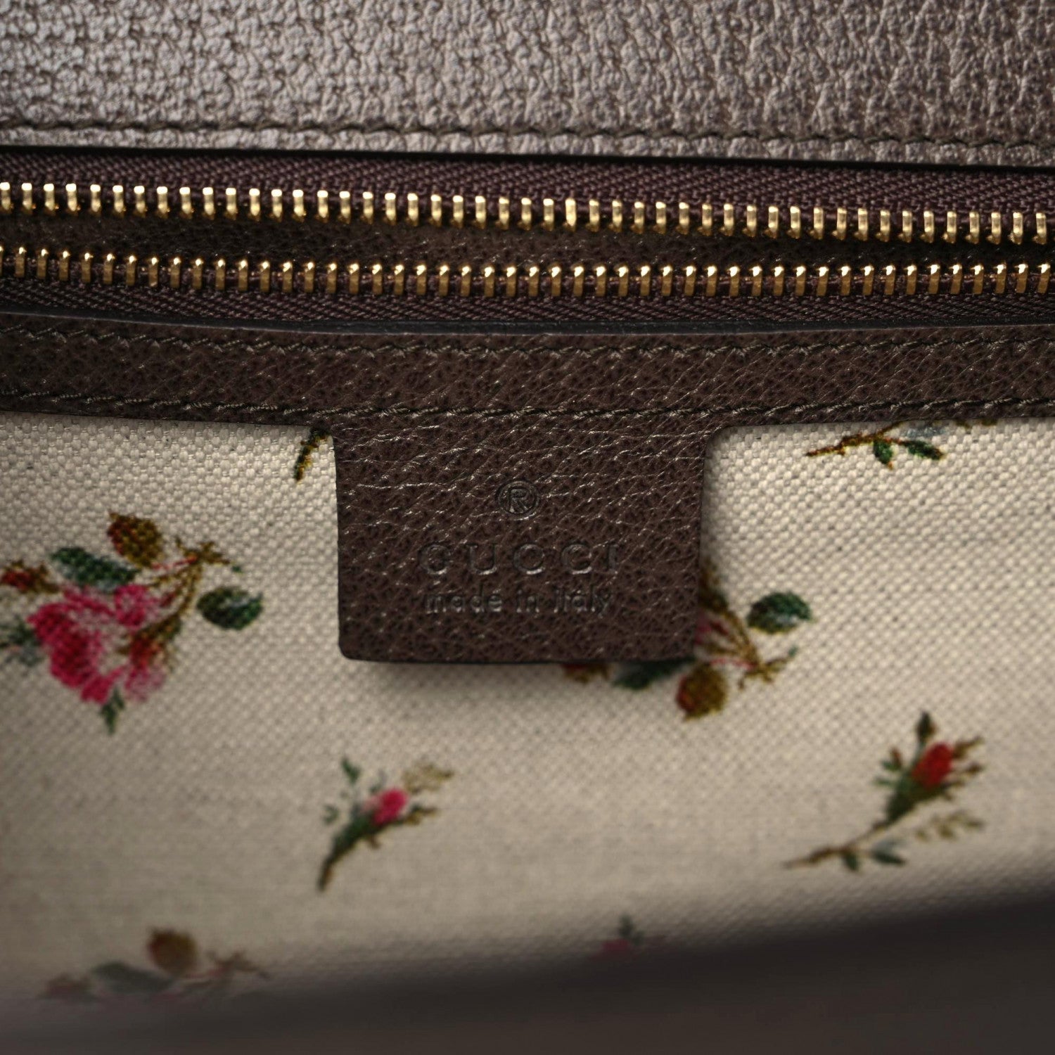 Gucci Calfskin Embroidered Medium Sylvie Top Handle Bag New Acero Multicolor 6 of 11