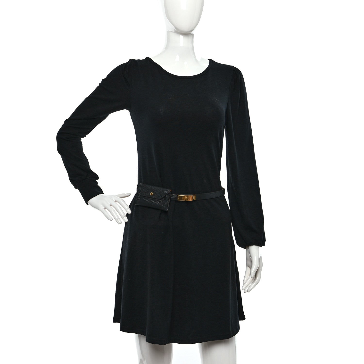 Hermes Epsom Quadrige Kelly Pocket 18 Belt Black 3 of 10