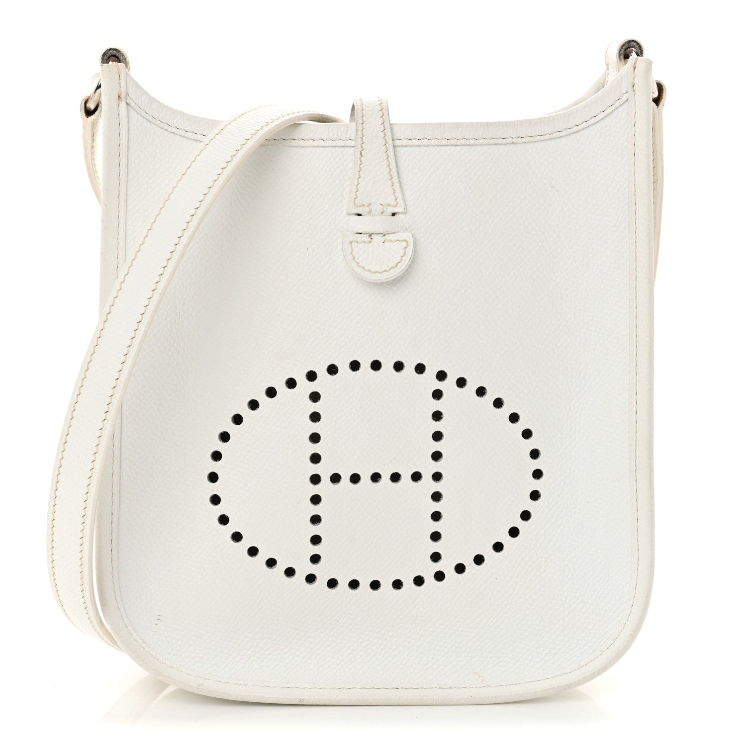 Hermes Epsom Evelyne TPM White 1 of 14