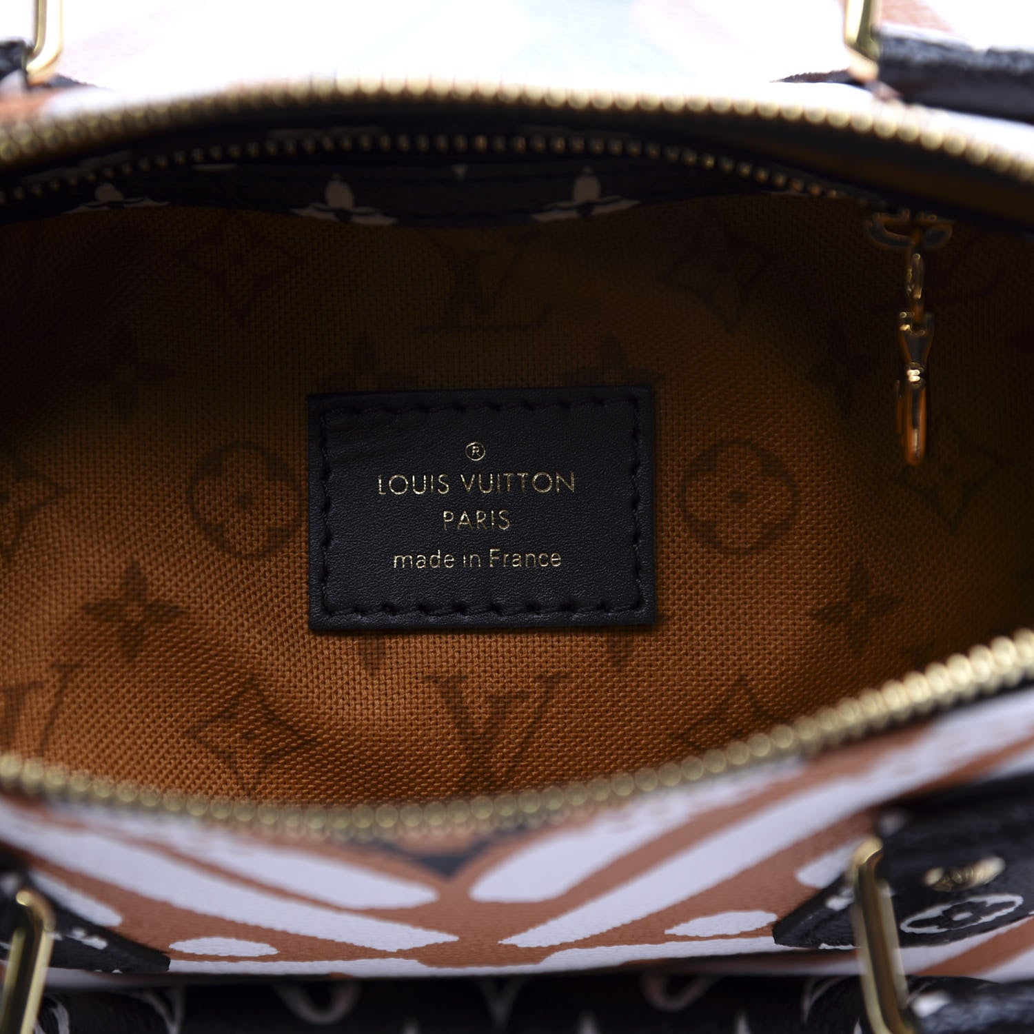 Louis Vuitton Monogram Giant Crafty Speedy Bandouliere 25 Creme Caramel 5 of 9