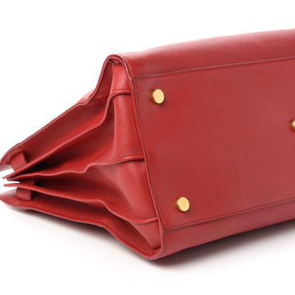 Saint Laurent Calfskin Large Sac de Jour Carryall Rouge Orient 6 of 10
