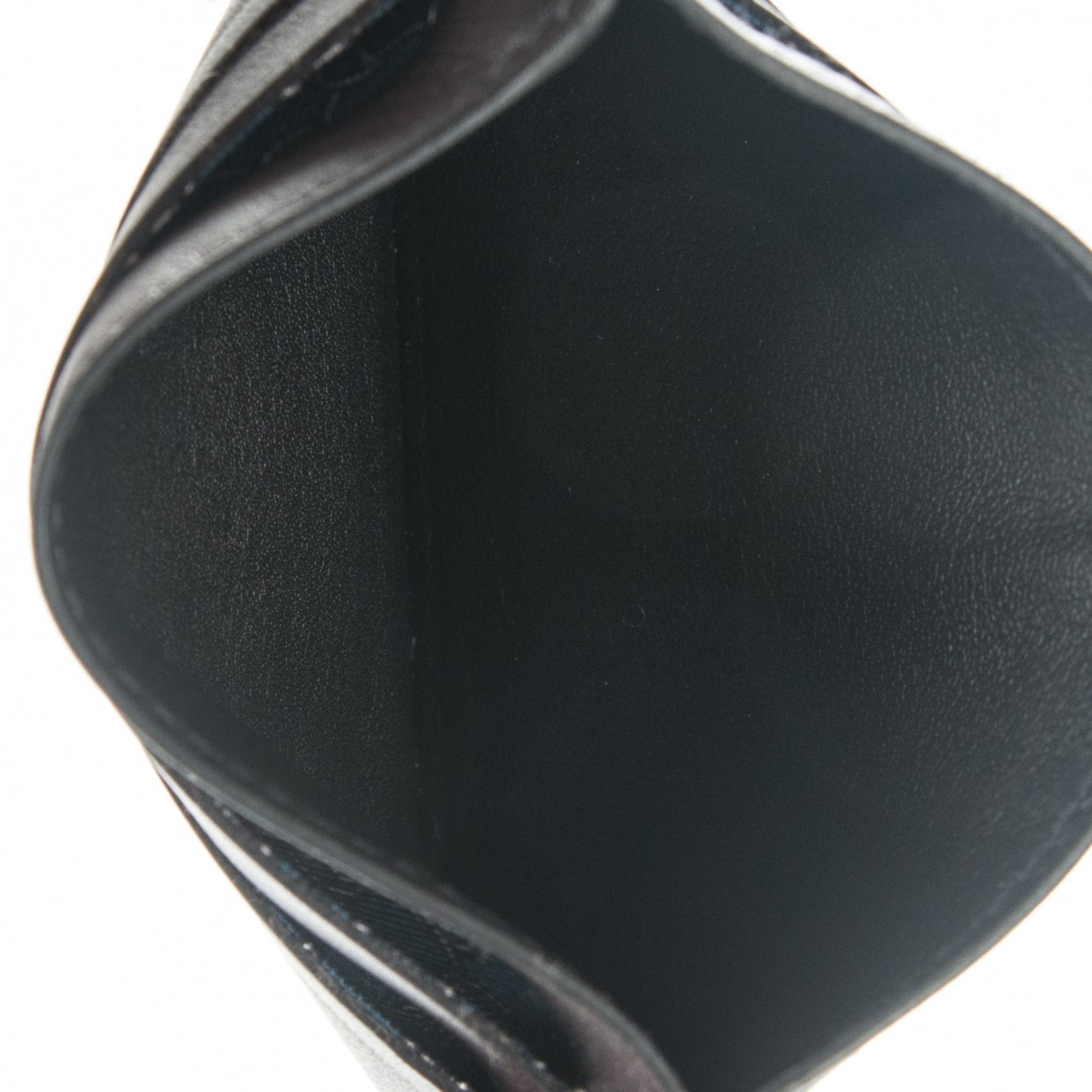 Caviar Quilted Zip Coin Purse Black